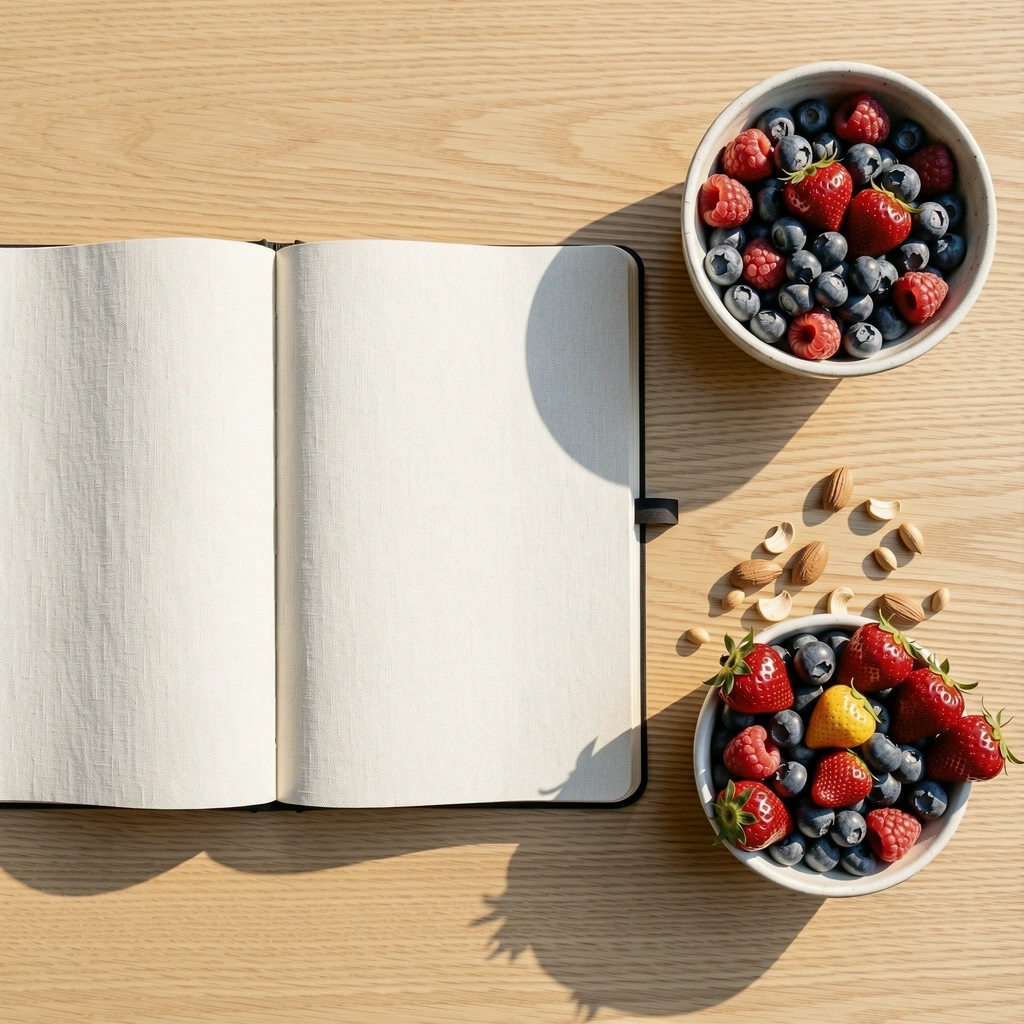 Świeże składniki spożywcze na drewnianym blacie